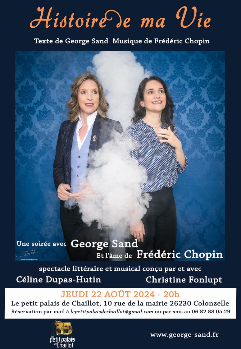 Histoire de ma vie, autobiographie de Georges Sand musique Frédéric Chopin Christine Fonlupt 
