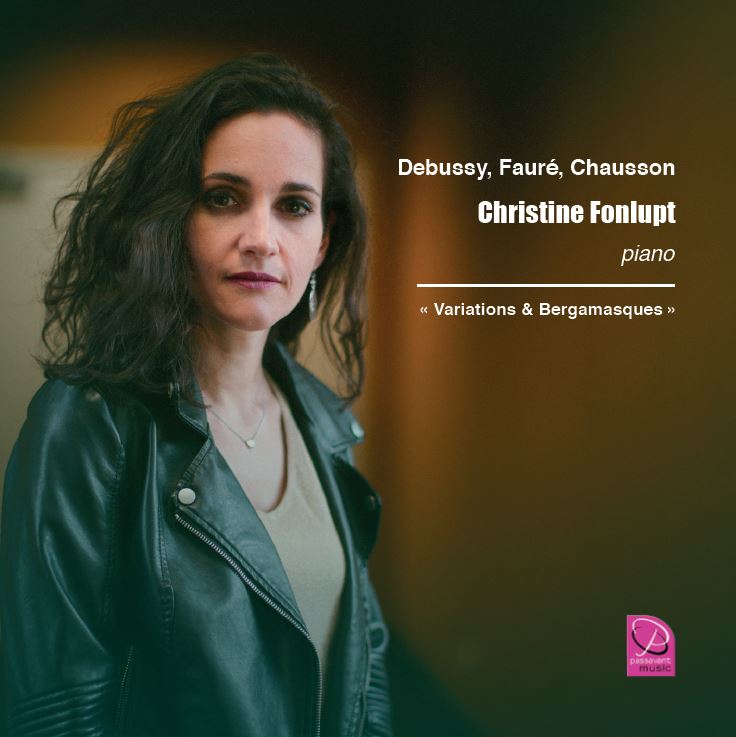 Pochette du disque Variations et Bergamasques – Christine Fonlupt, piano solo