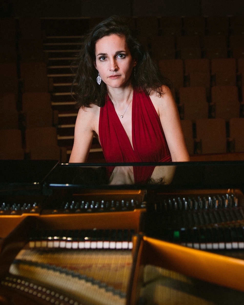 Christine Fonlupt en concert au piano